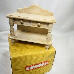 Bodo Hennig Dollhouse Waschtisch Wood Side Table With Drawers 230 Germany In Box